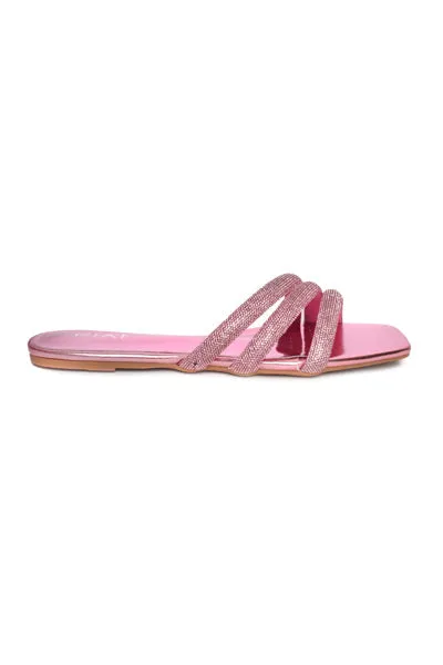 01-4341 Strassy Flat Slipper/