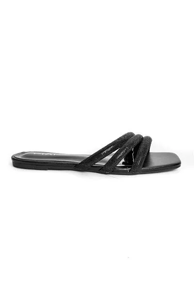 01-4341 Strassy Flat Slipper/