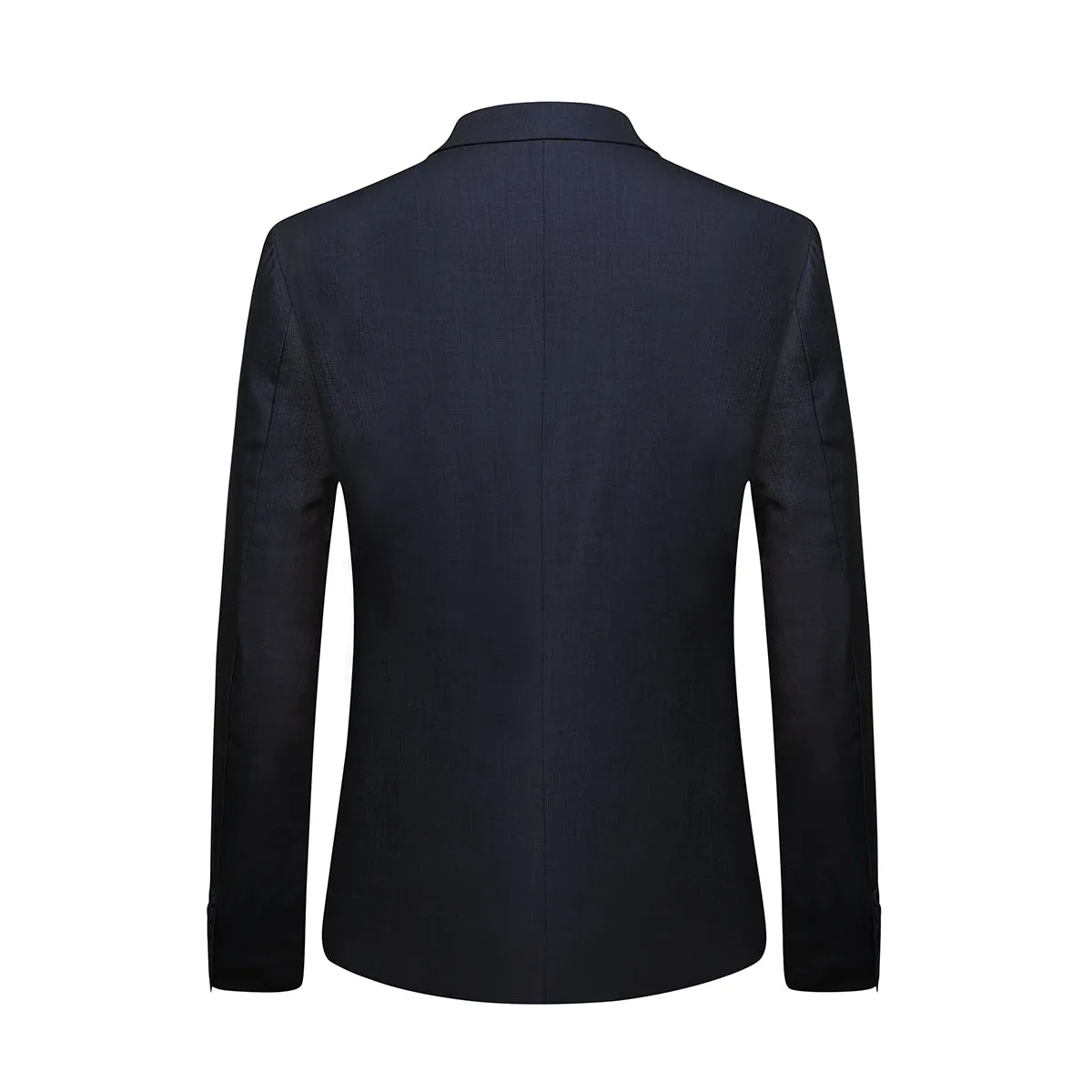 3-Piece Casual Two Button Suit Slim Fit Suit Navy