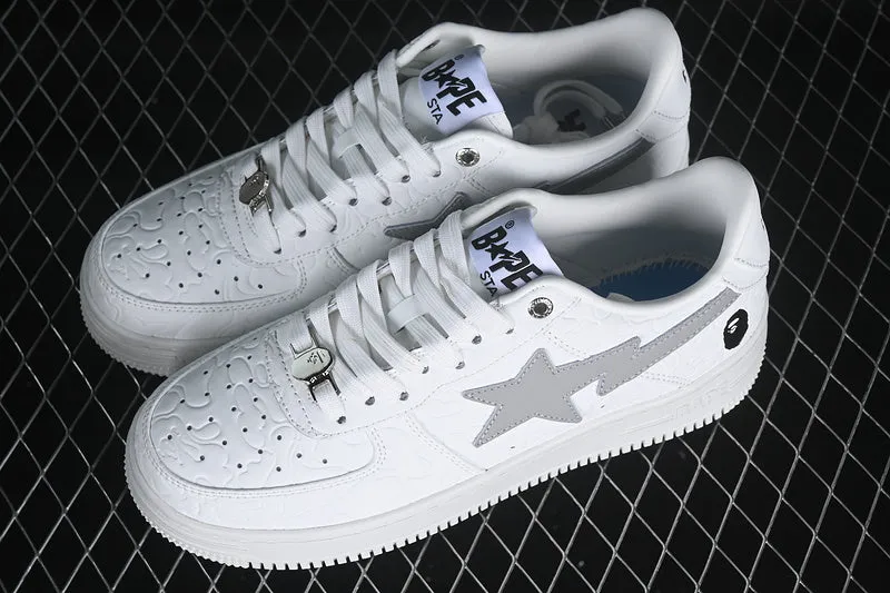 A Bathing Ape Bape Sta Low #3 Line Camo White