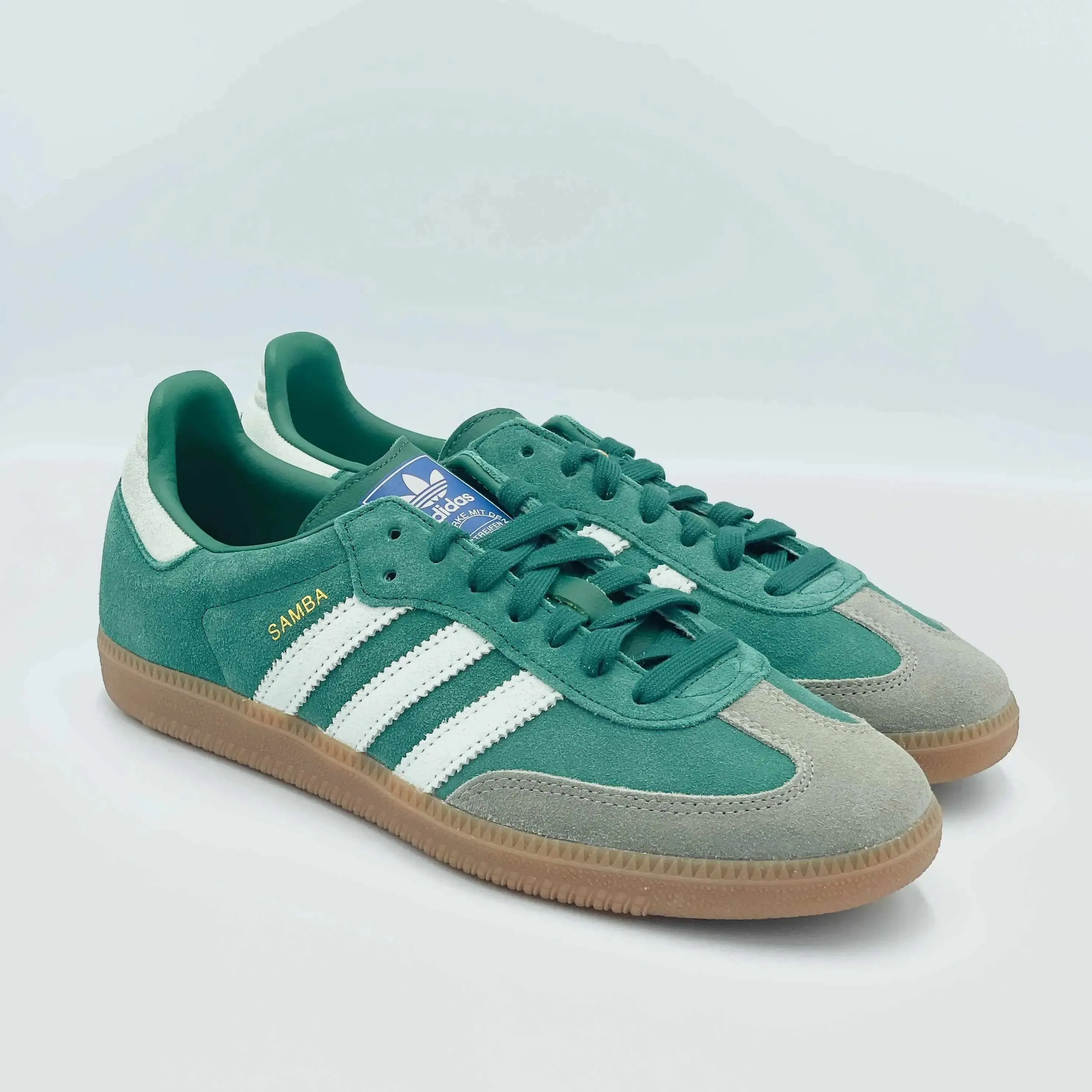 Adidas Samba OG Collegiate Green Gum Grey Toe