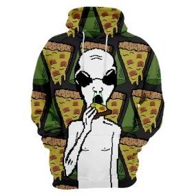 Alien & Pizza Hoodie