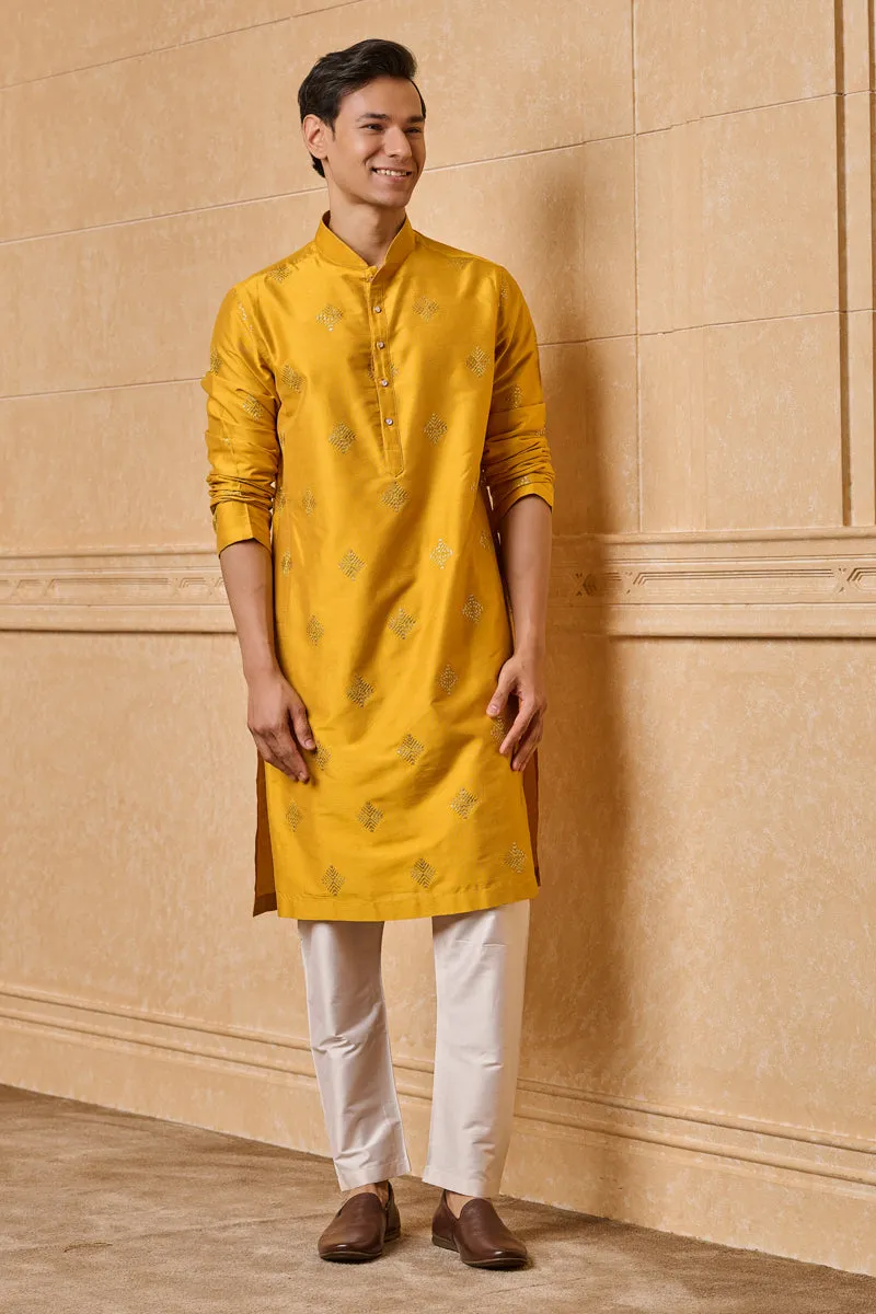 All Over Embroidered Kurta Set