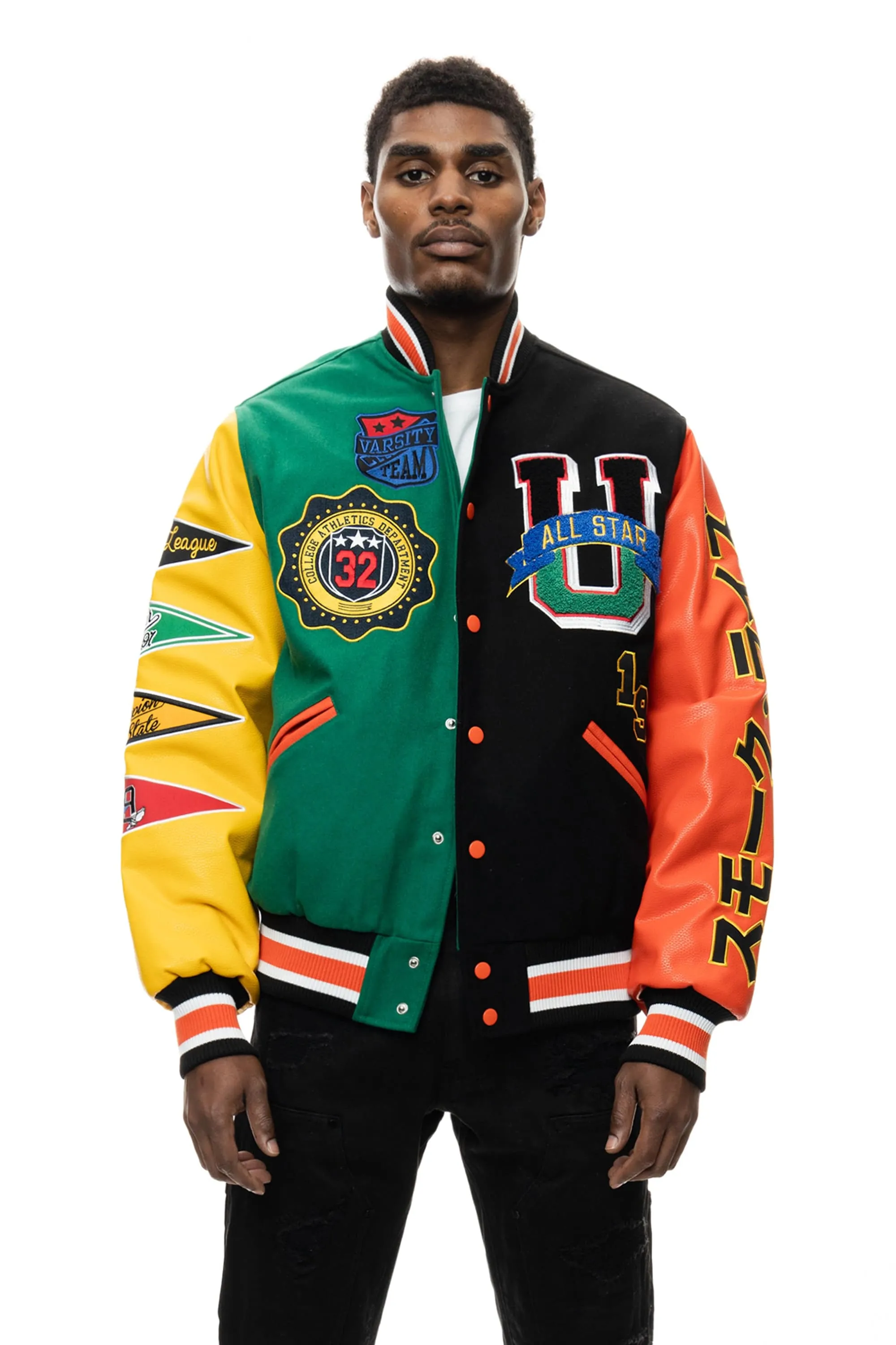 All Star Varsity Jacket - Green