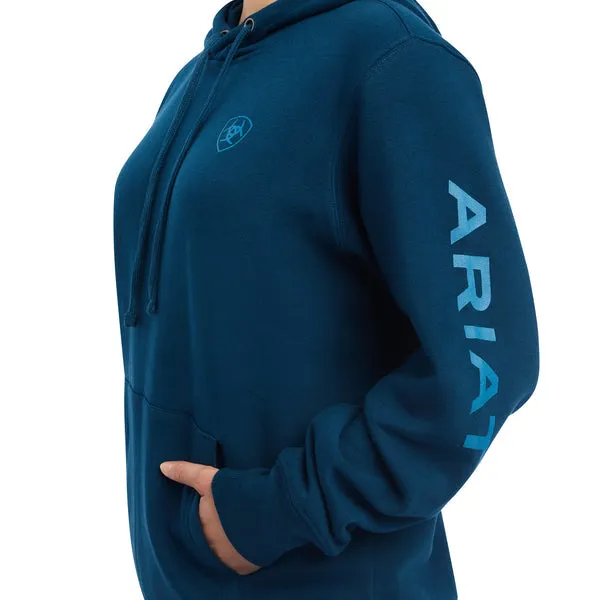 Ariat Ladies REAL Classic Logo Hoodie - Hydra