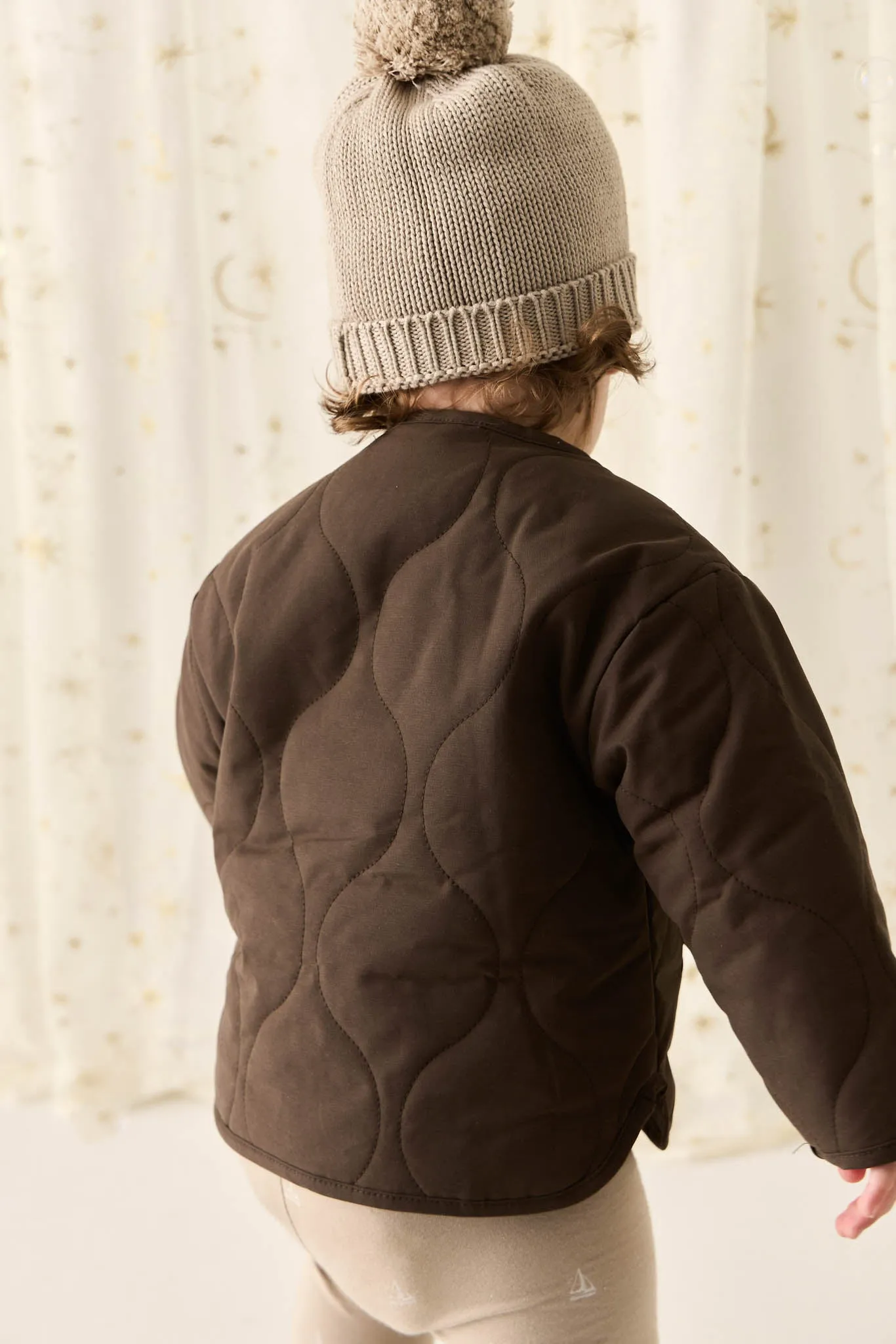 Arie Puffer Jacket - Dark Coffee