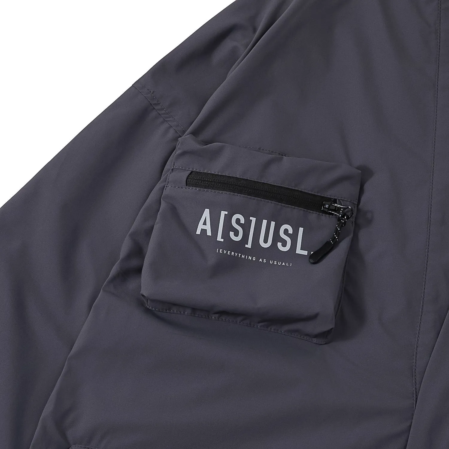 A[S]USL MULTI POCKETS KIMONO-CHARCOAL