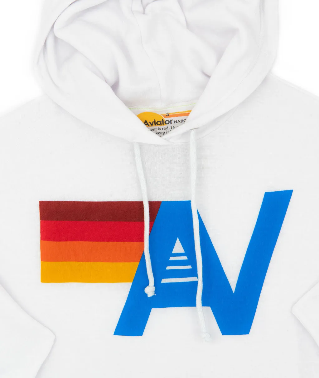 Aviator Nation Women Logo Relaxed Pullover Hoodie