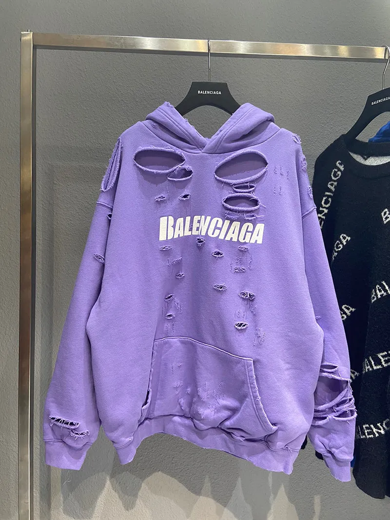 Balenciaga Destroyed Hoodie