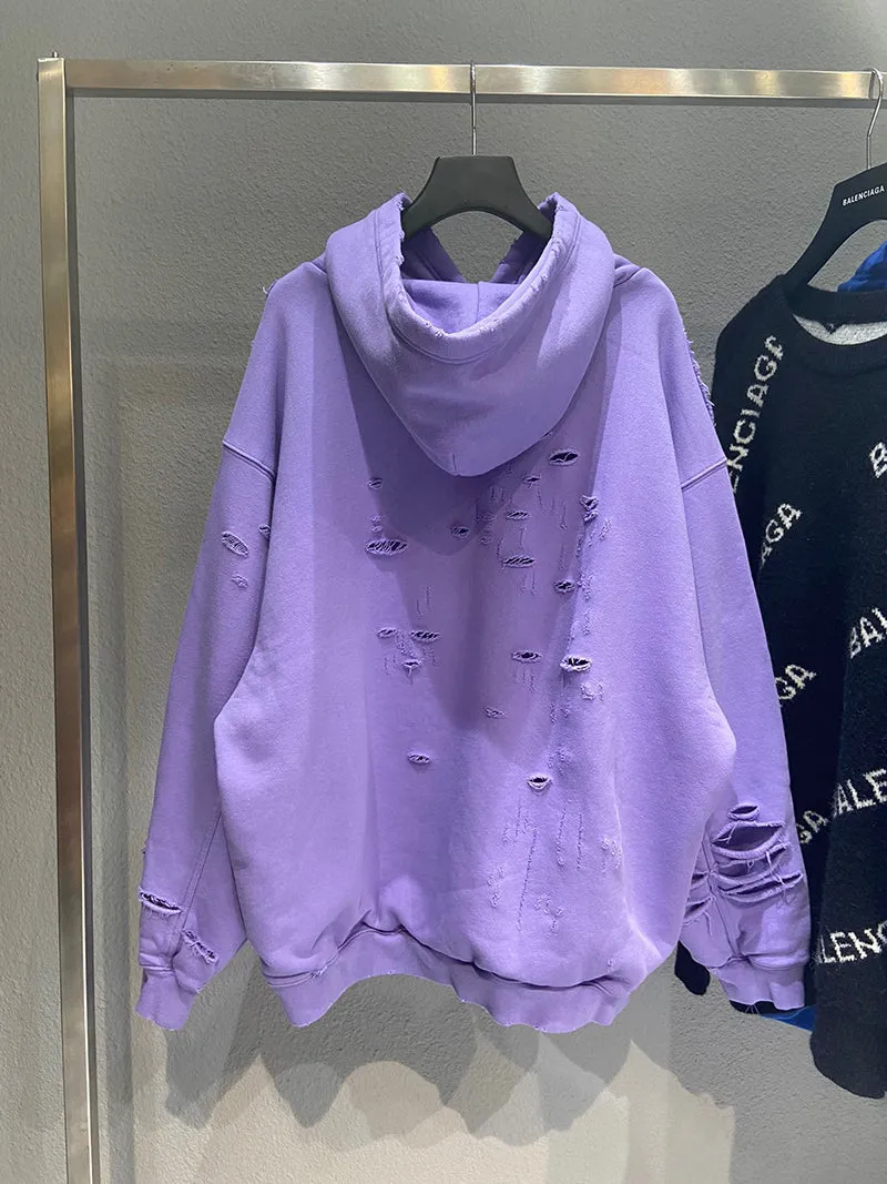 Balenciaga Destroyed Hoodie