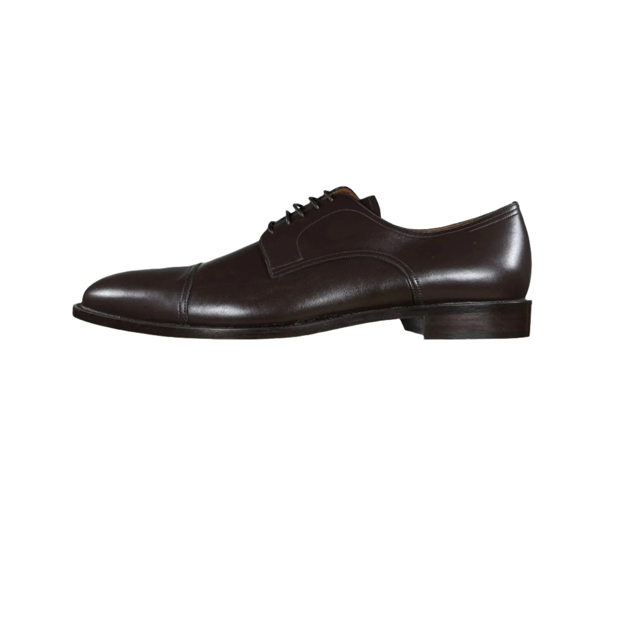 Bally Salfor Chocolate Leather Derby Shoes