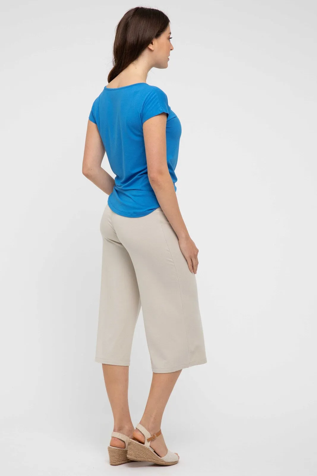 Bamboo Culottes - Bone