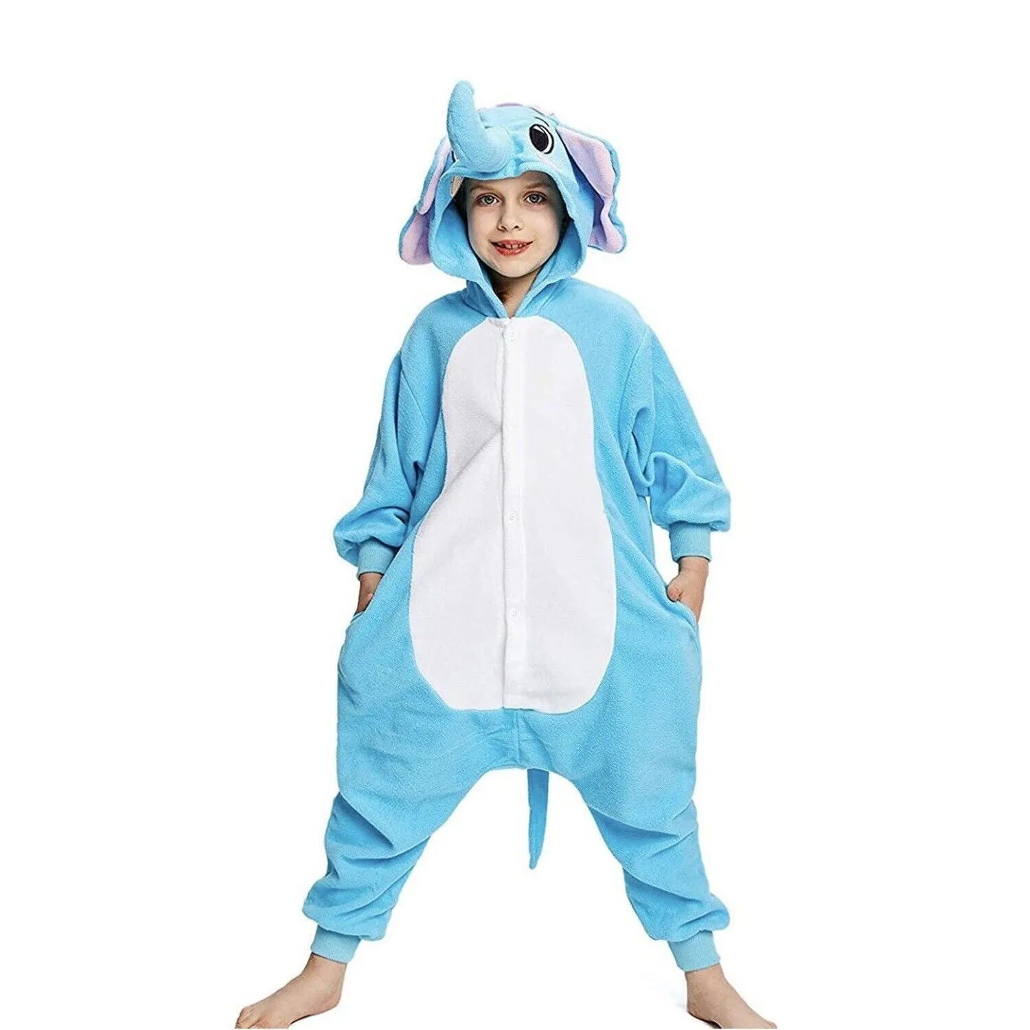 Blue Elephant Kids Onesie