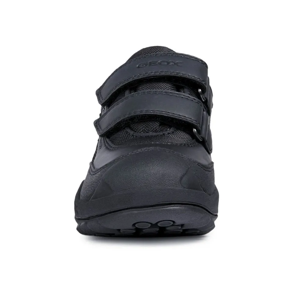 Boys Geox Trainers Strap Easy On Savage AMPHIBIOX  Sturdy Black