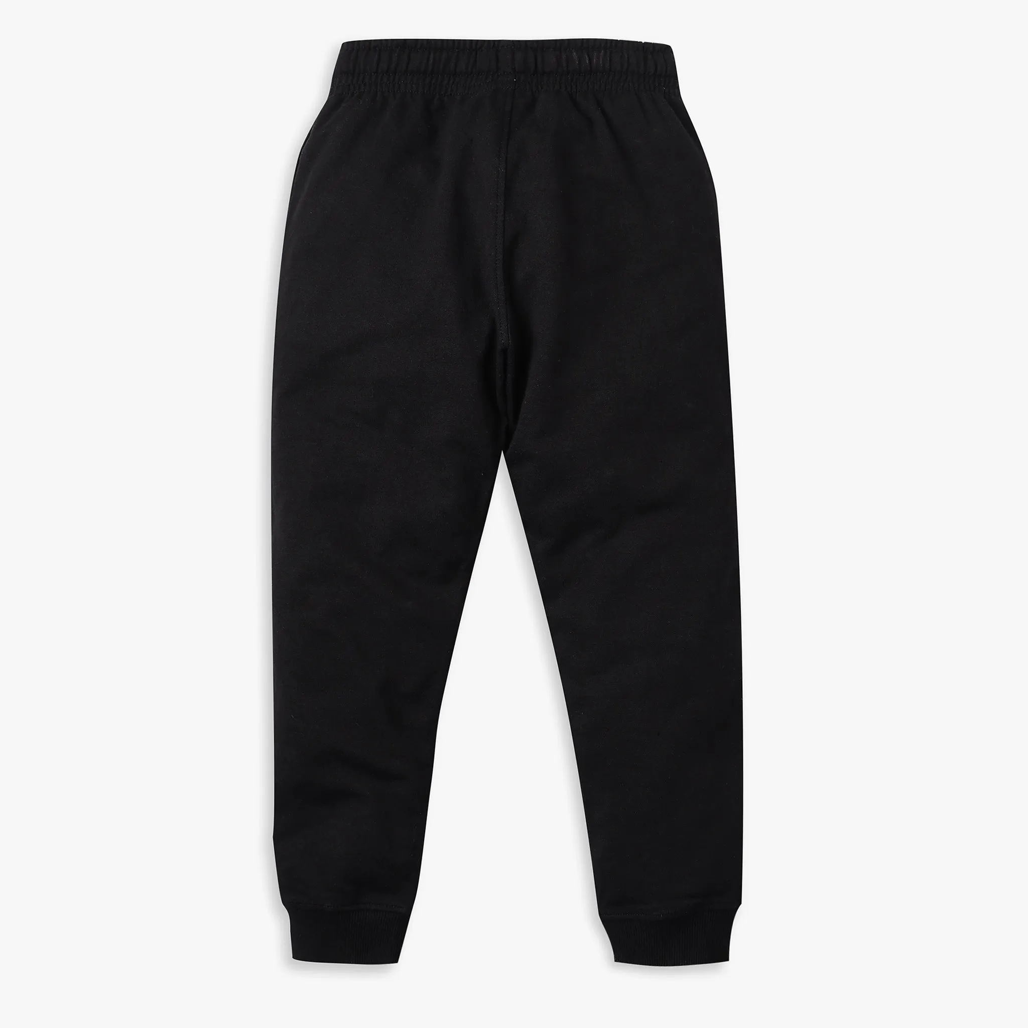 Boy's Regular Fit Solid Mid Rise Trackpants