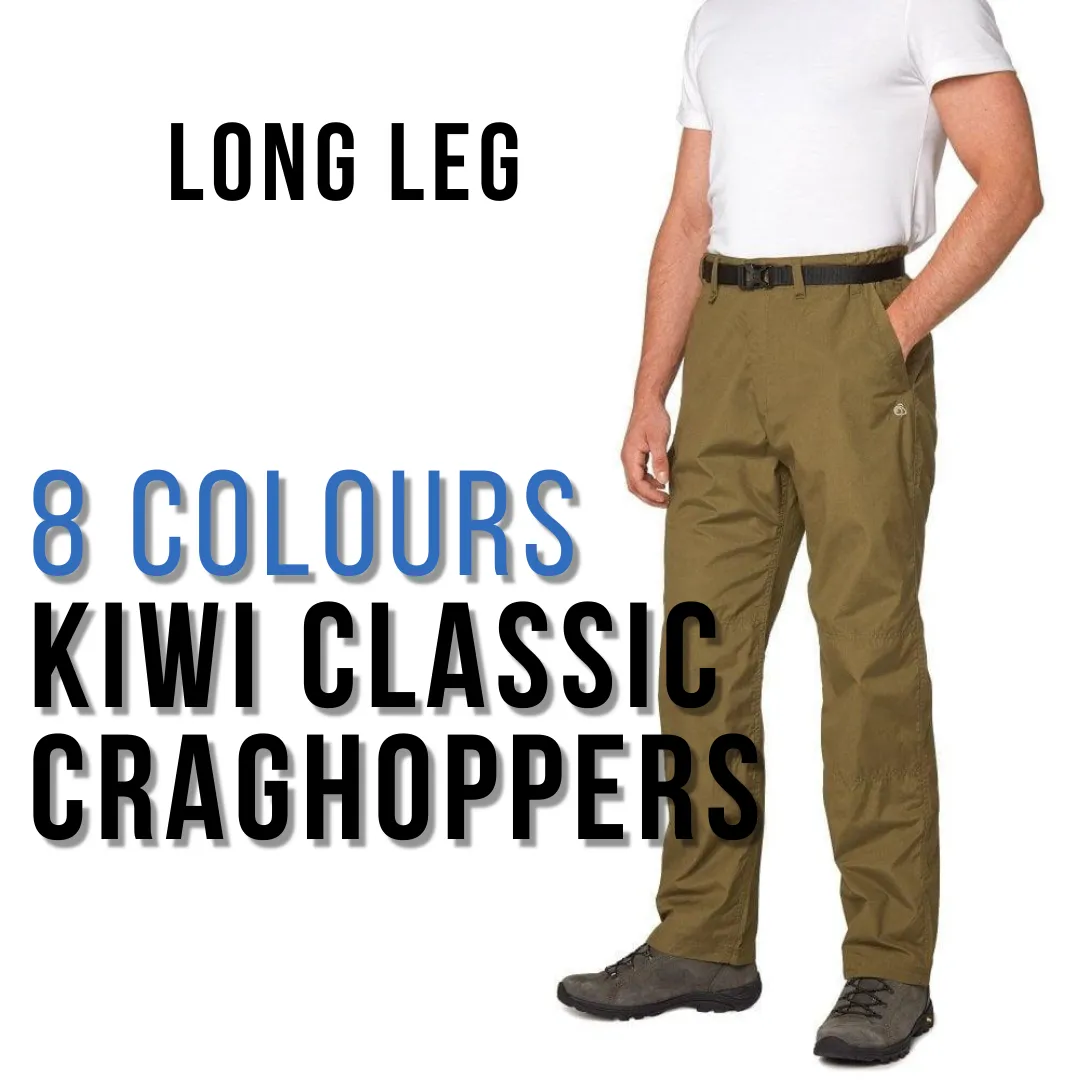 Craghoppers Mens Kiwi Classic Trousers Long Leg