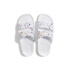 Freedom Moses Slides - Terrazo White