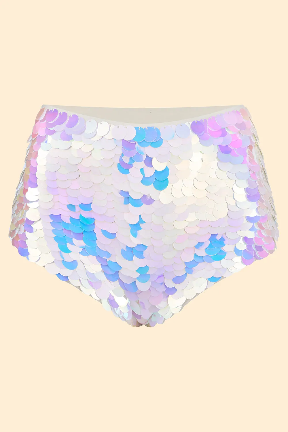 GIGI SEQUIN HOTPANTS - OPAL