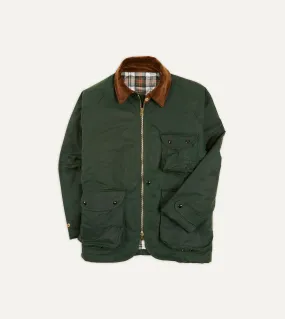 Green Waxed Coverall Jacket