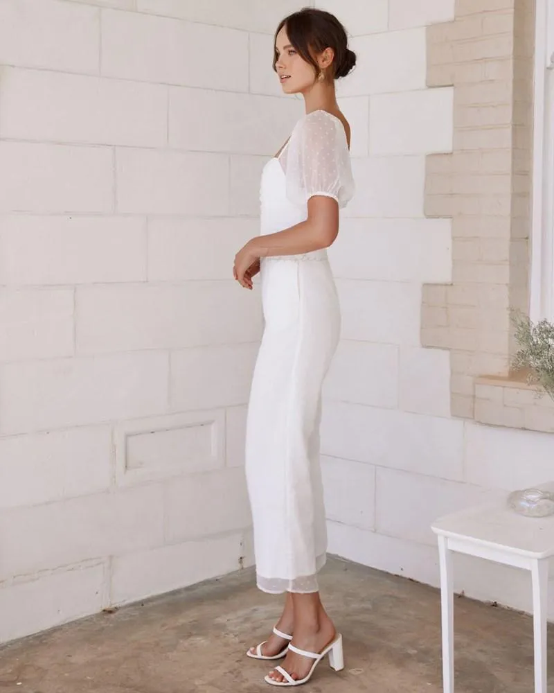 Harriette Jumpsuit - White