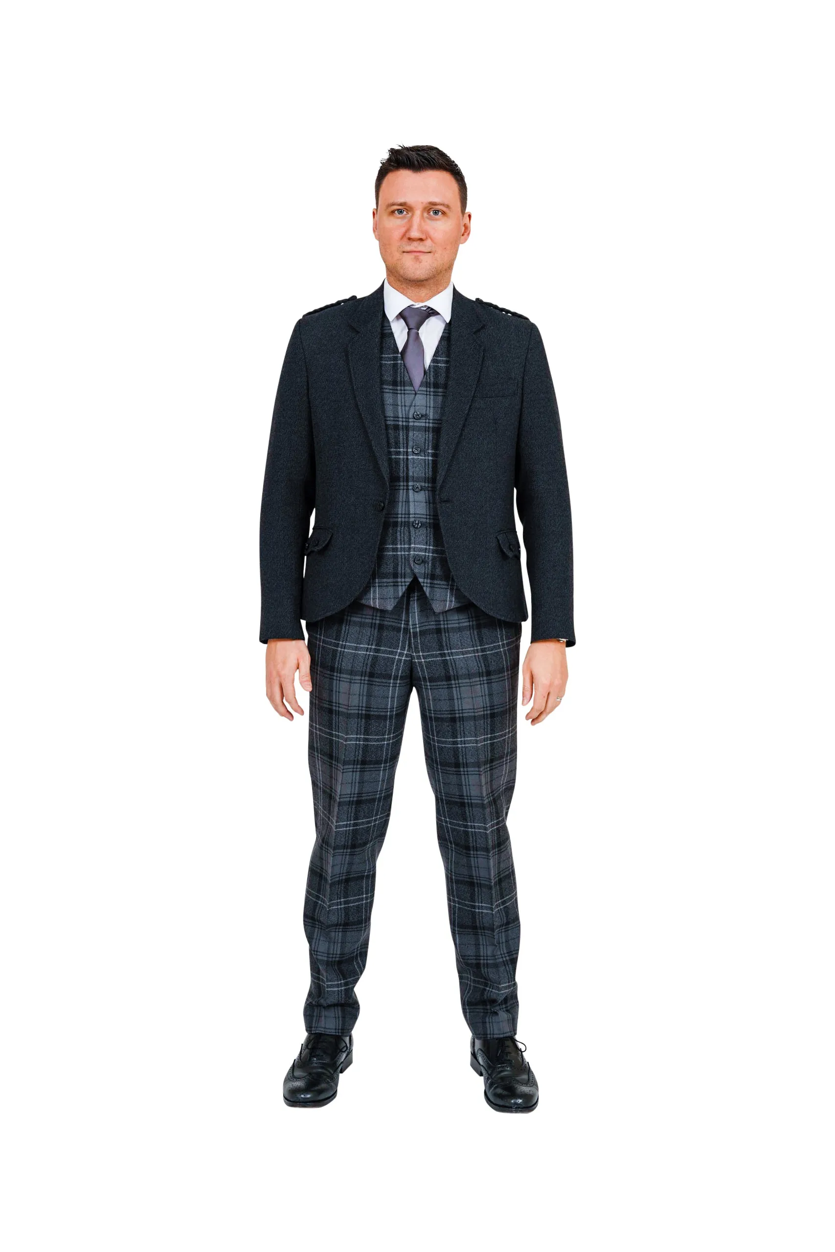 Highland Granite Tartan Trews hire outfit