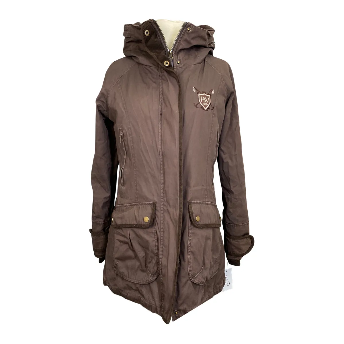 Horseware 'Elina' Parka Jacket in Brown - Women's XS