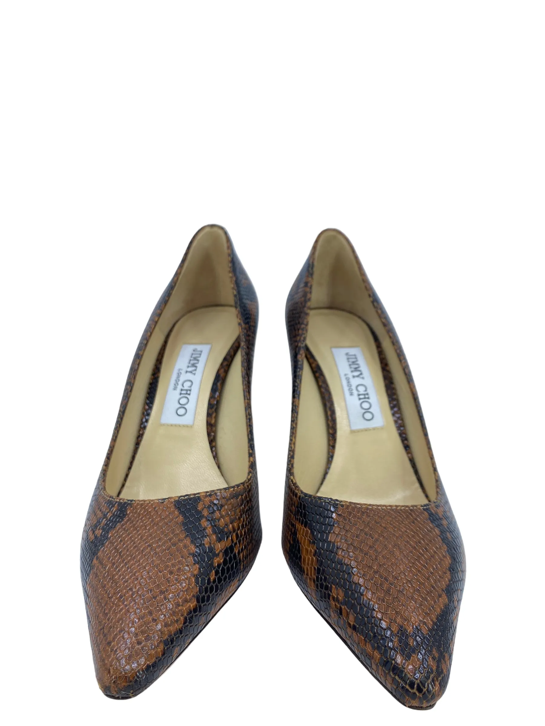 Jimmy Choo Python Romy Pumps size 7.5