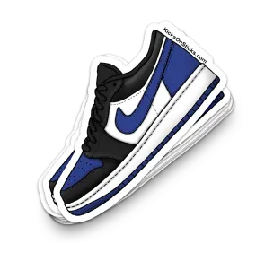 Jordan 1 Low "Royal Toe" Sneaker Sticker