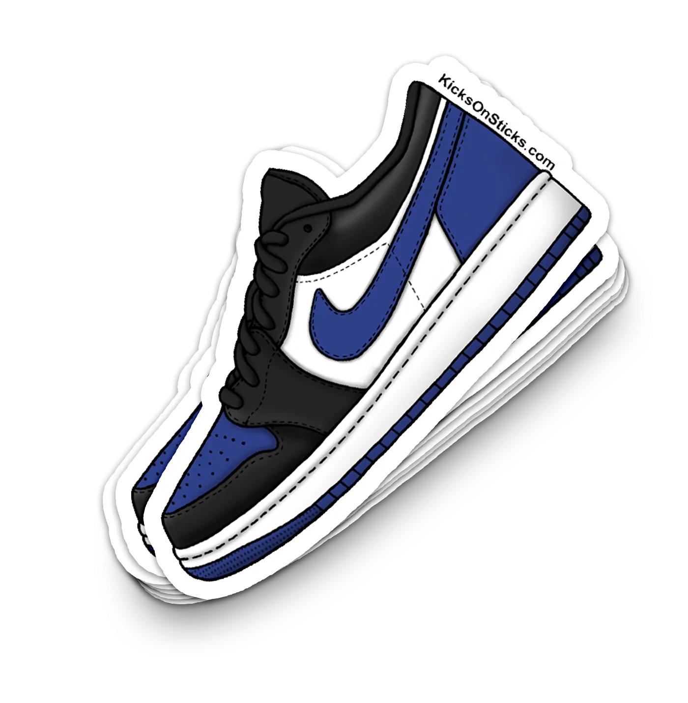 Jordan 1 Low "Royal Toe" Sneaker Sticker