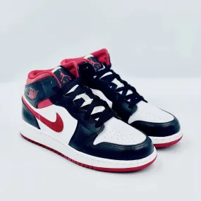 Jordan 1 Mid Gym Red Black White (GS)