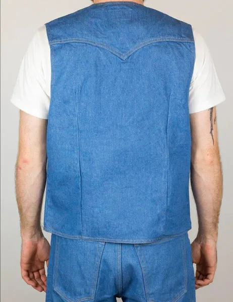 Left Field NYC 14OZ Mt. Vernon Mills Rodeo Western Vest (Excluded From All Discount Codes)