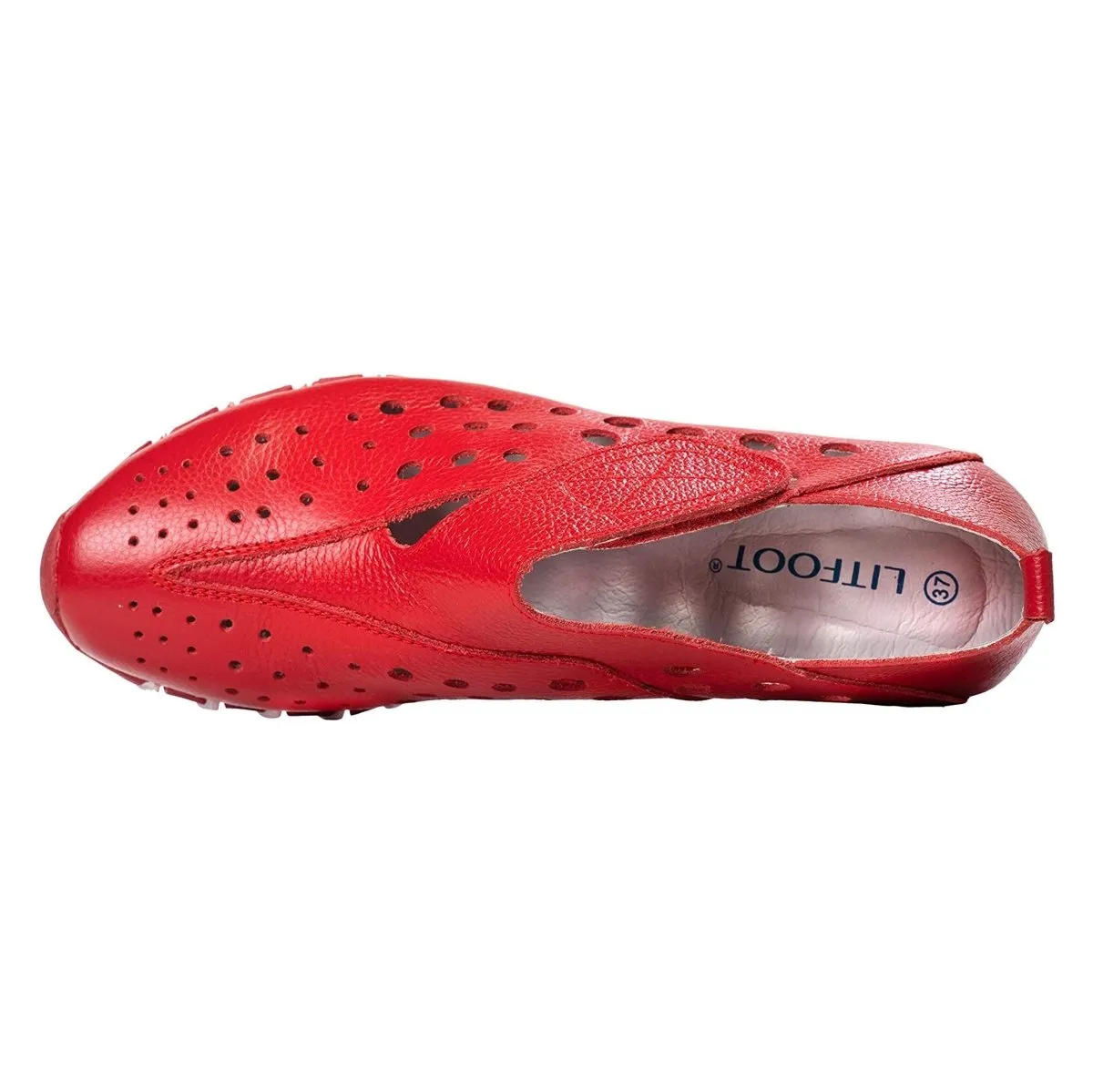 Litfoot Women's LF9010-3 Red Leather