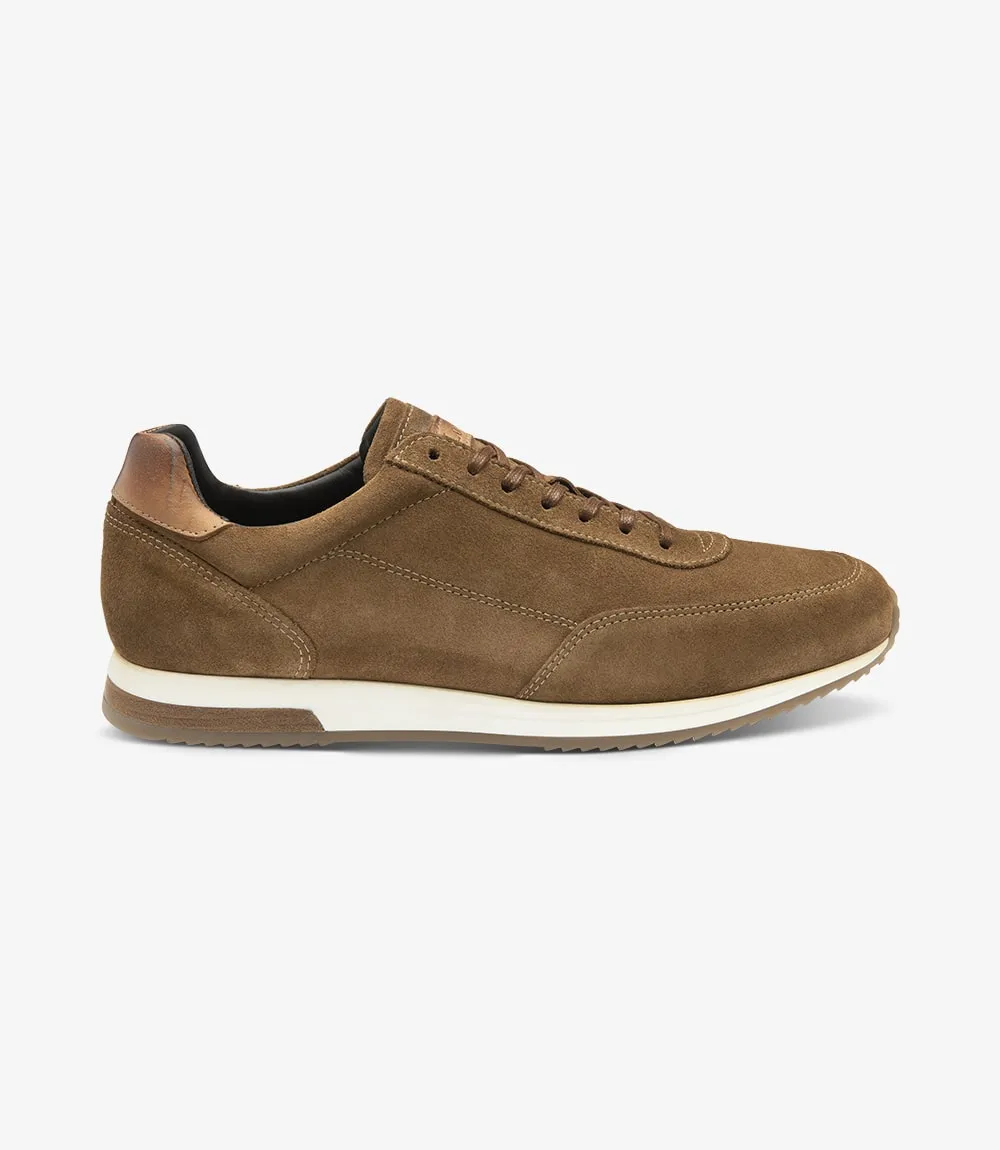 LOAKE  Bannister -Suede Sneakers -Tan Suede