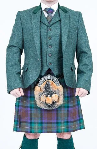 Lovat green tweed crail outfit