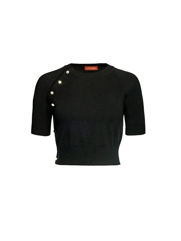 Mini Minamoto Sweater in Black