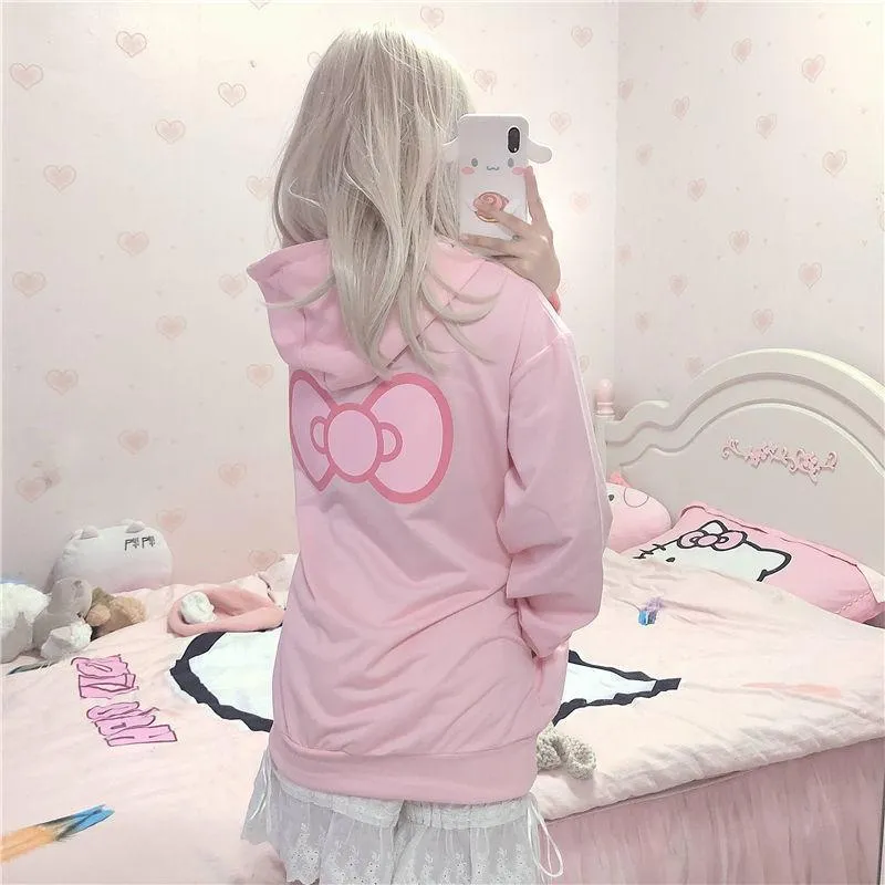 Pink Anime Hoodie