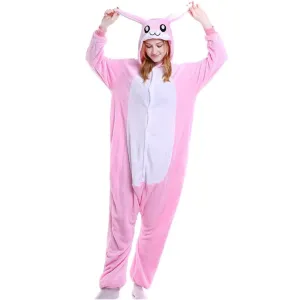 Pink Bunny Adult Onesie