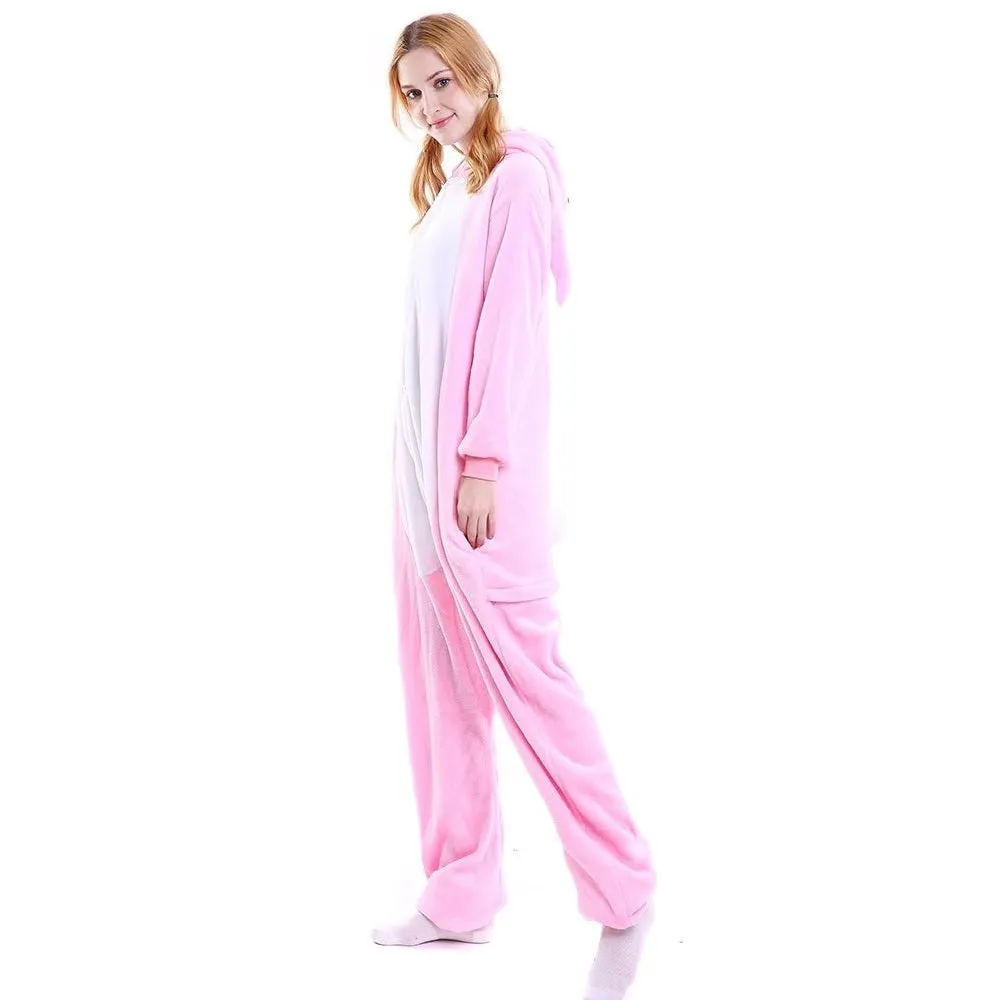 Pink Bunny Adult Onesie