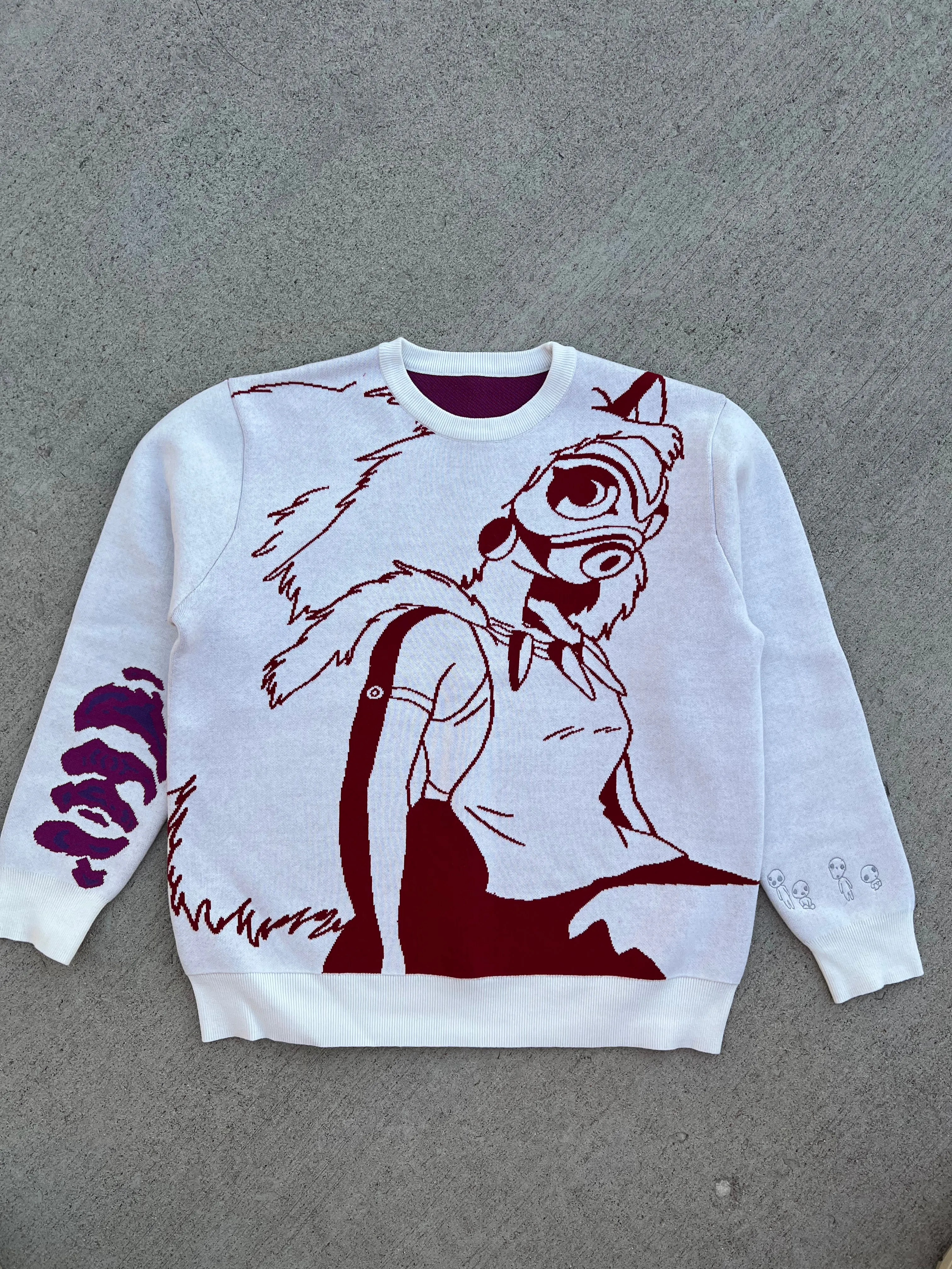 PRINCESS MONONOKE KNIT SWEATER