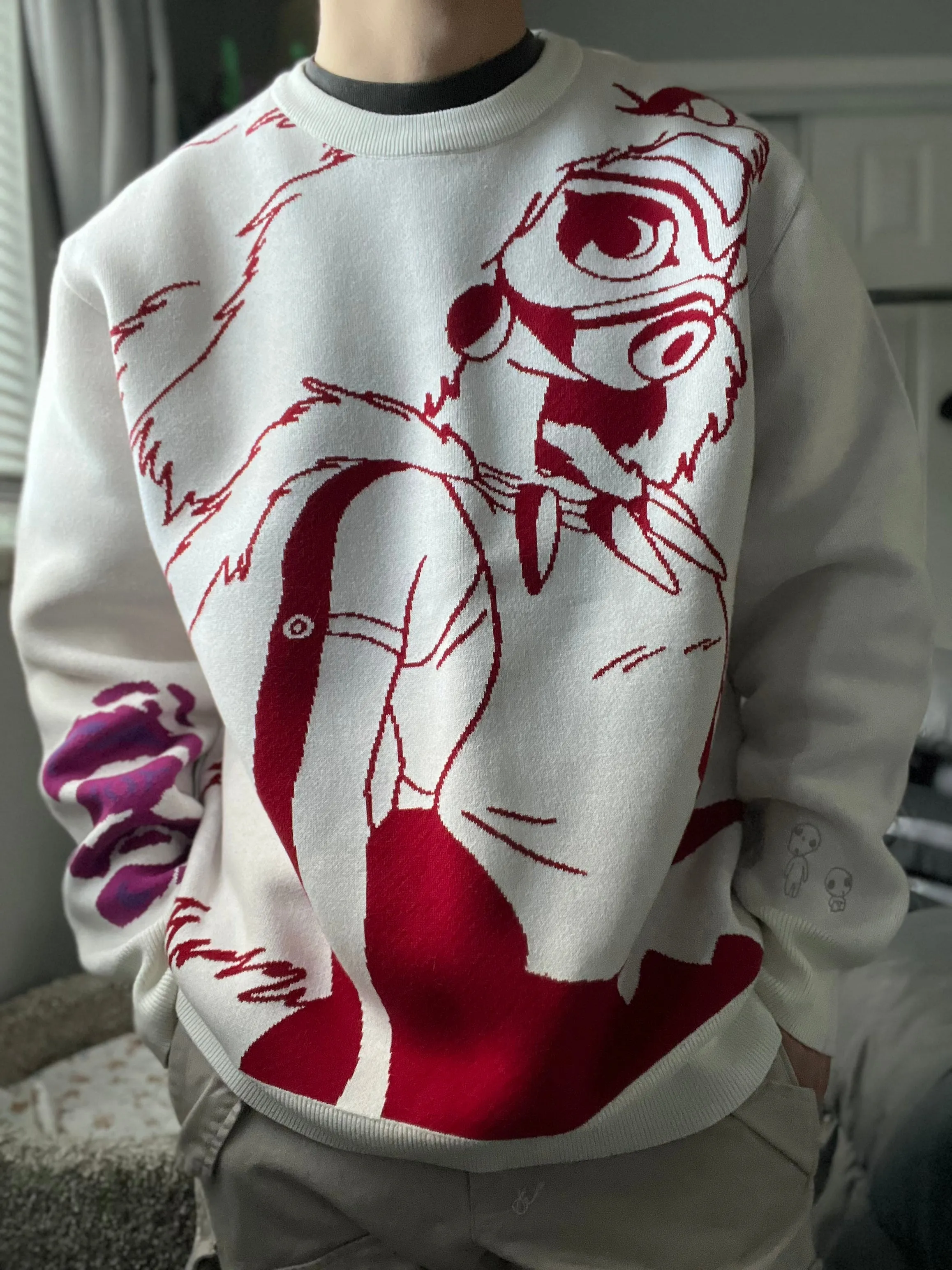 PRINCESS MONONOKE KNIT SWEATER