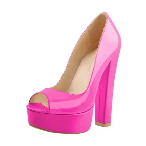 Pumps Queen Quine (Fuchsia)