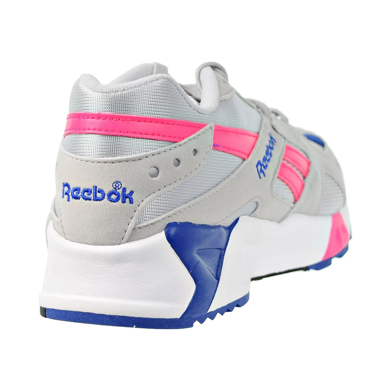 Reebok Aztrek Mens Shoes Grey/Acid Pink/Royal/White