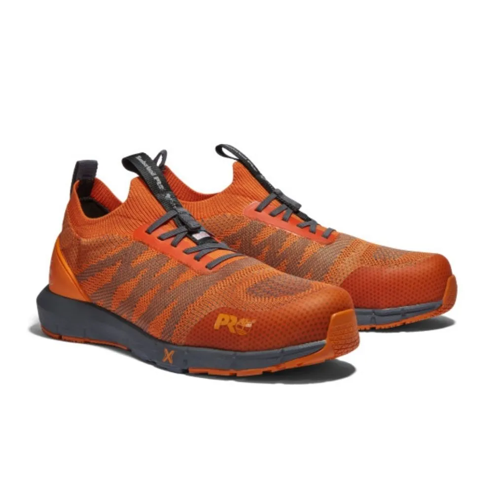 Timberland PRO Radius Knit TB0A2NF1827 Men's Athletic Composite Toe Work Shoe - ORANGE