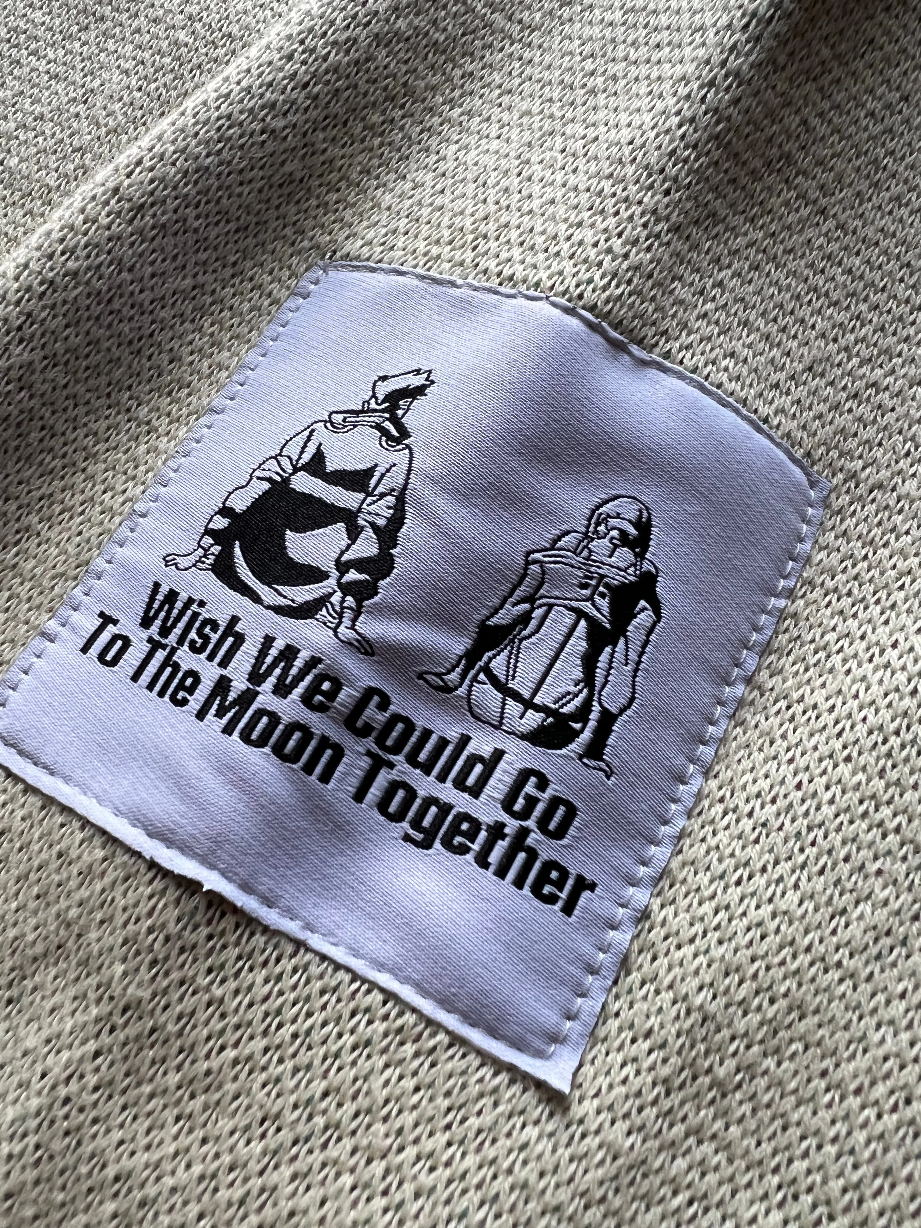 TO THE MOON TOGETHER KNIT SWEATER CREAM