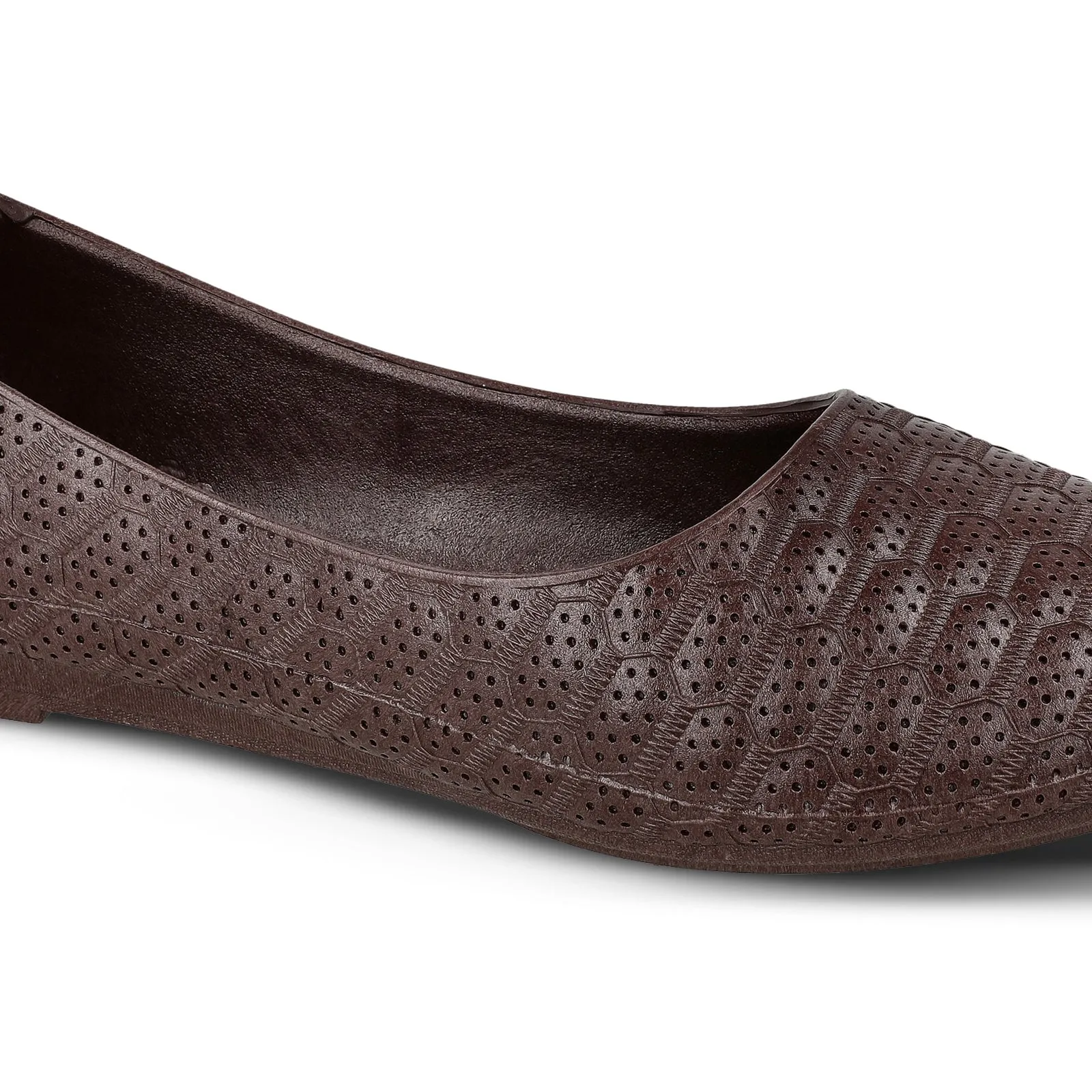 Walkaroo Go Womens Melange Belly Shoes - 12801 Brown