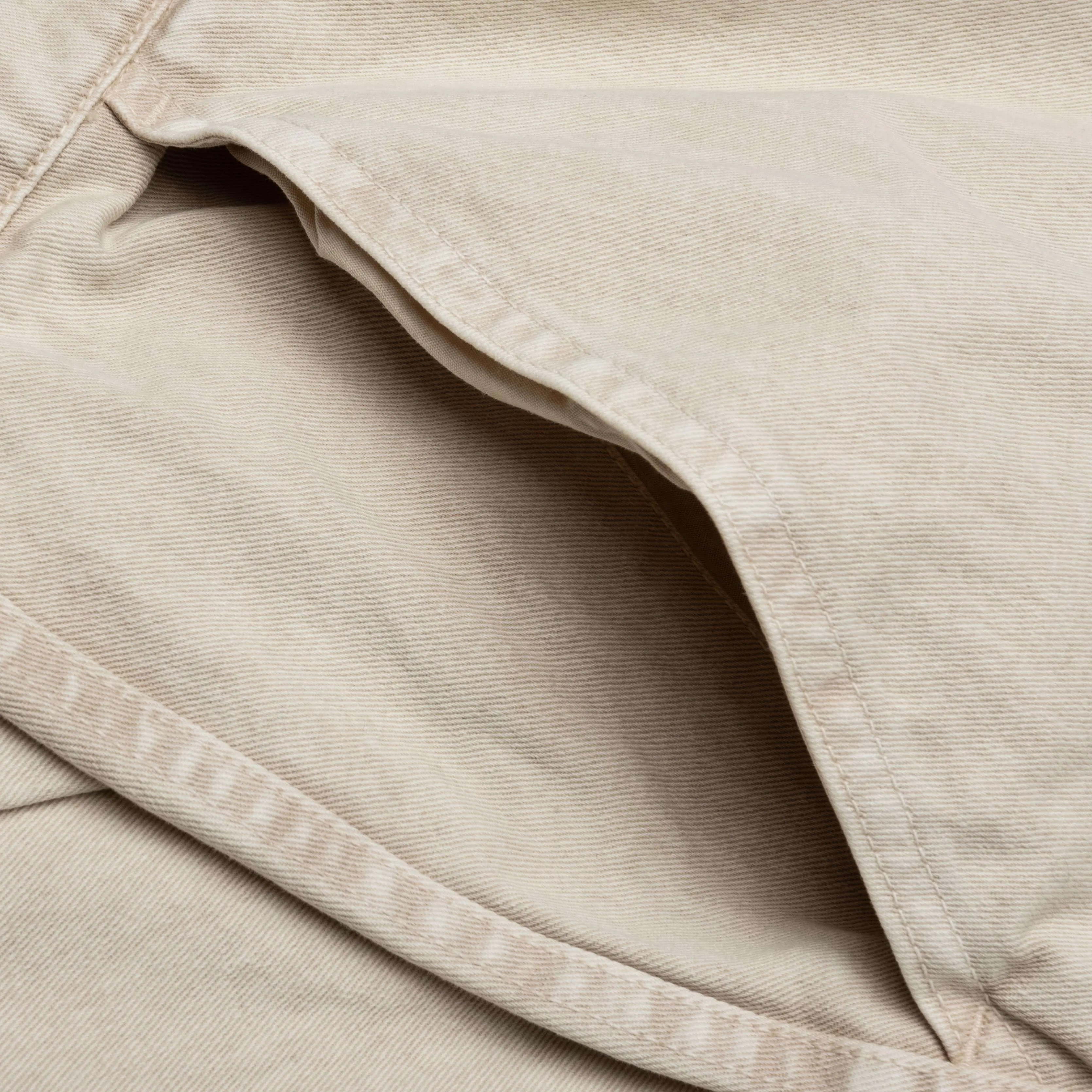 Washed Cotton Work Pant - Ivory