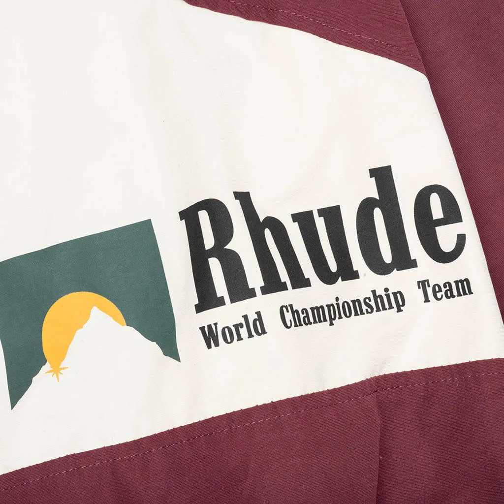 World Champions Jacket - Maroon/White